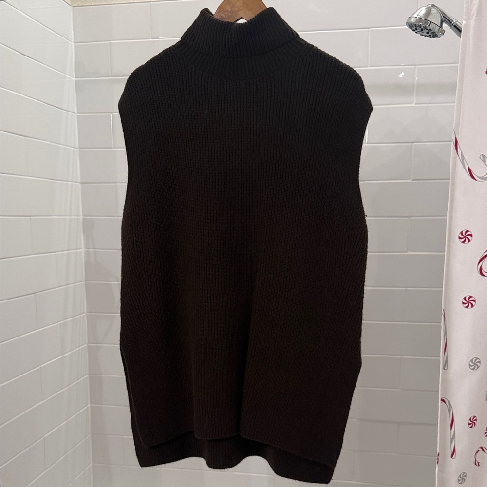 Ann Taylor Chocolate Ribbed Sweater